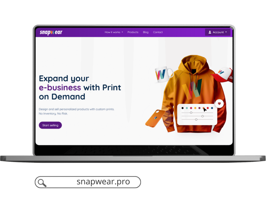 snapwear print on demand platform