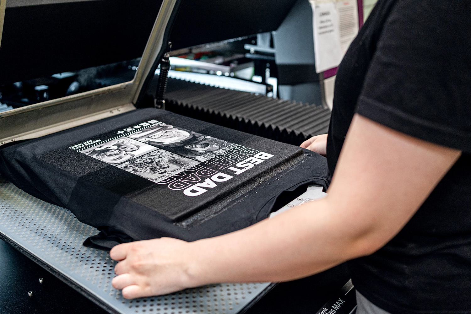 Print-on-demand apparel production