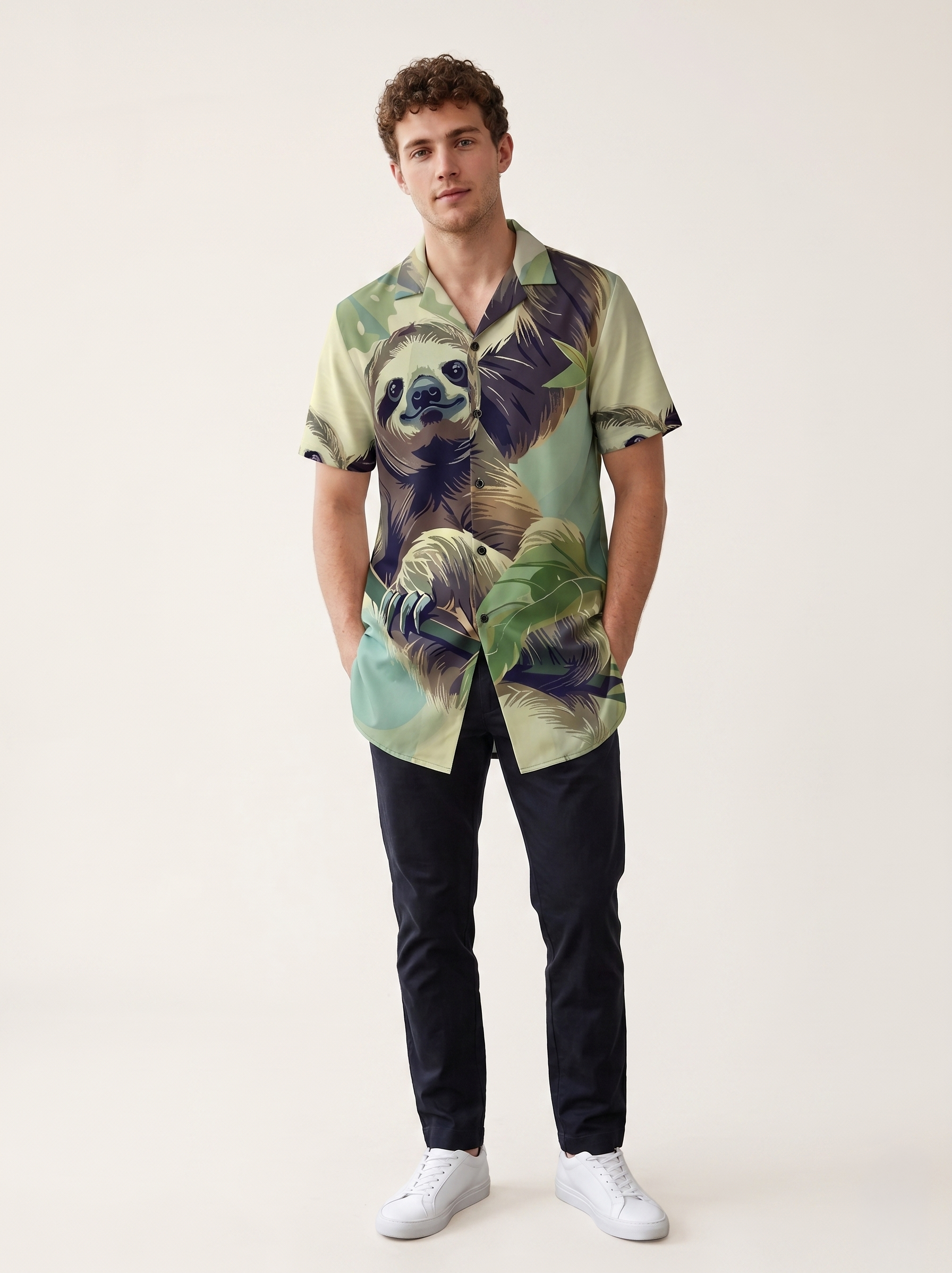 All-over-print Hawaiian shirt product