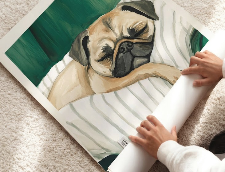 Custom printed posters
