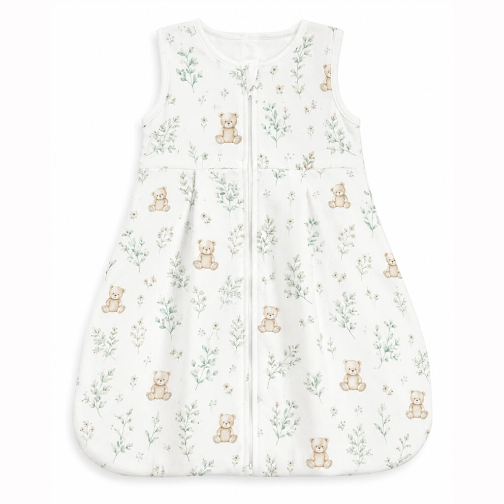 All-over Print Cotton Baby Sleeping Bag