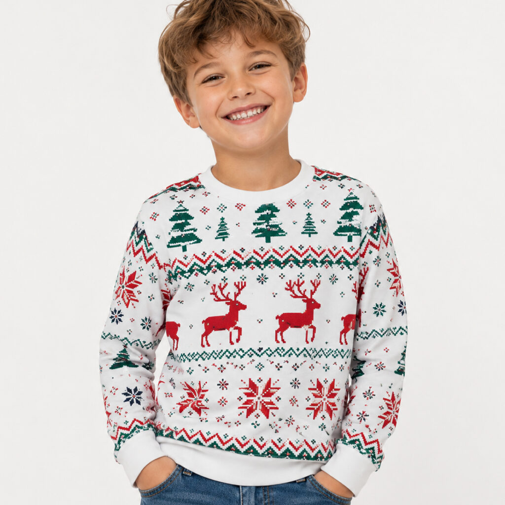 All-over Print Kids’ Christmas Ugly Sweater