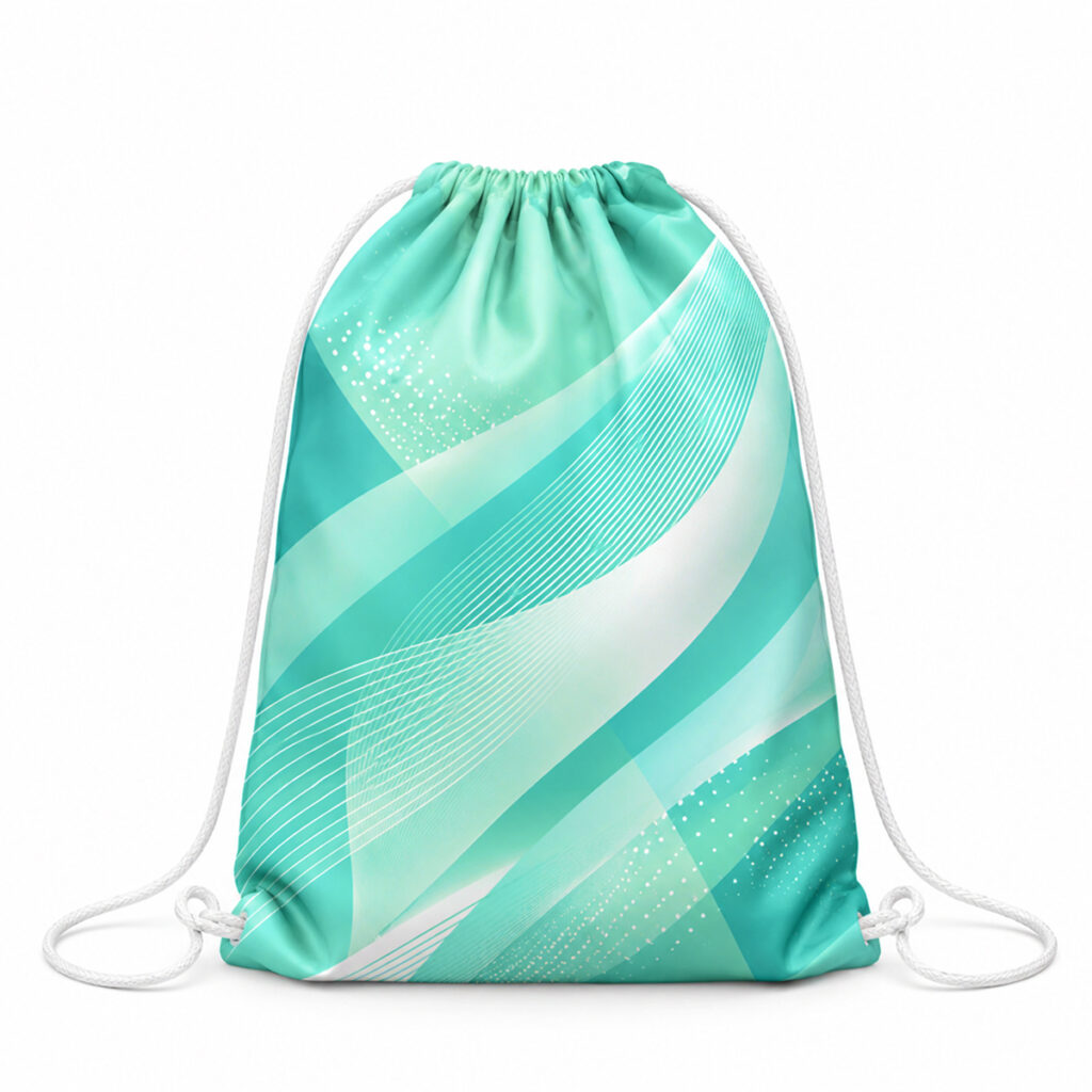 All-over Print Polyester Drawstring Backpack