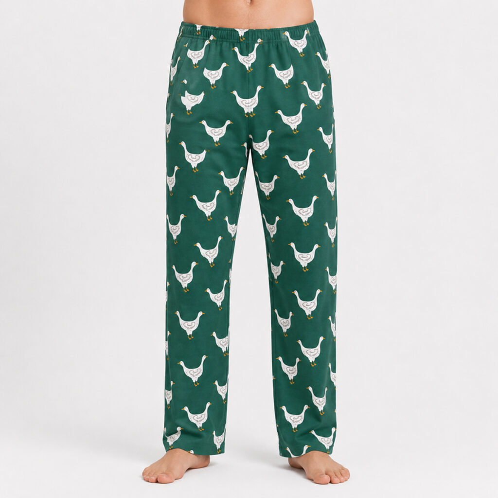 All-over Print Unisex Cotton Pajama Bottoms