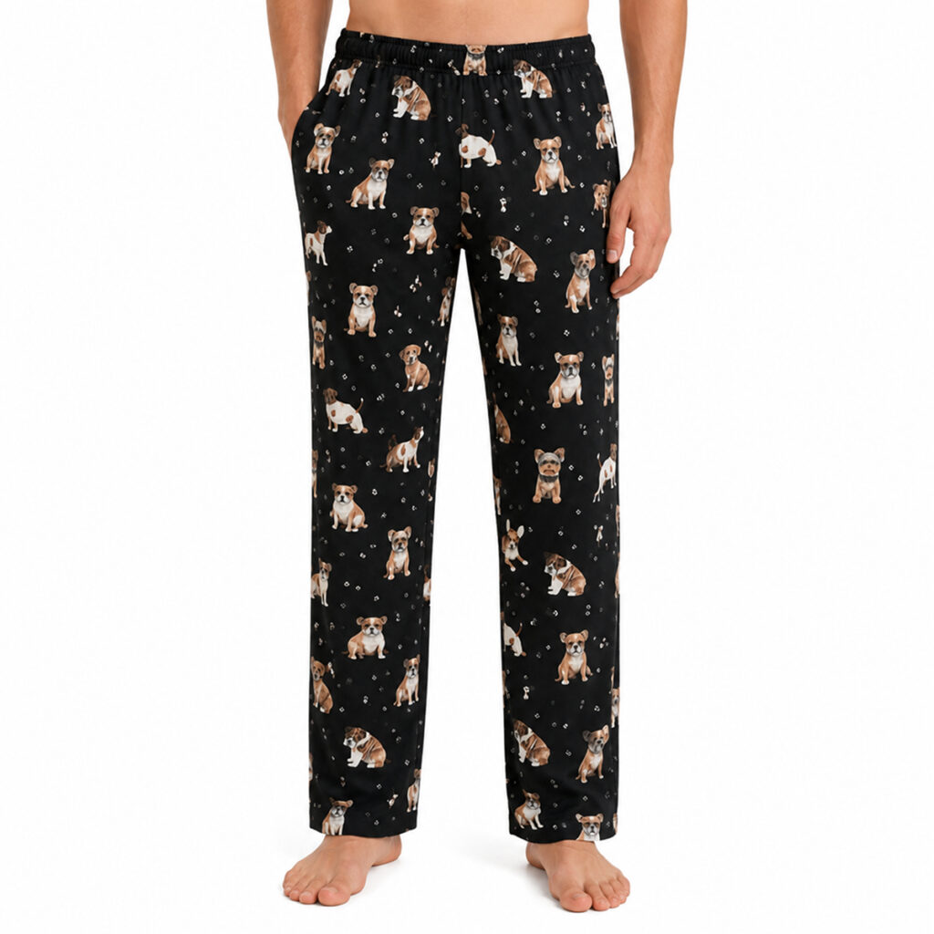 All-over Print Unisex Polyester Pajama Bottoms