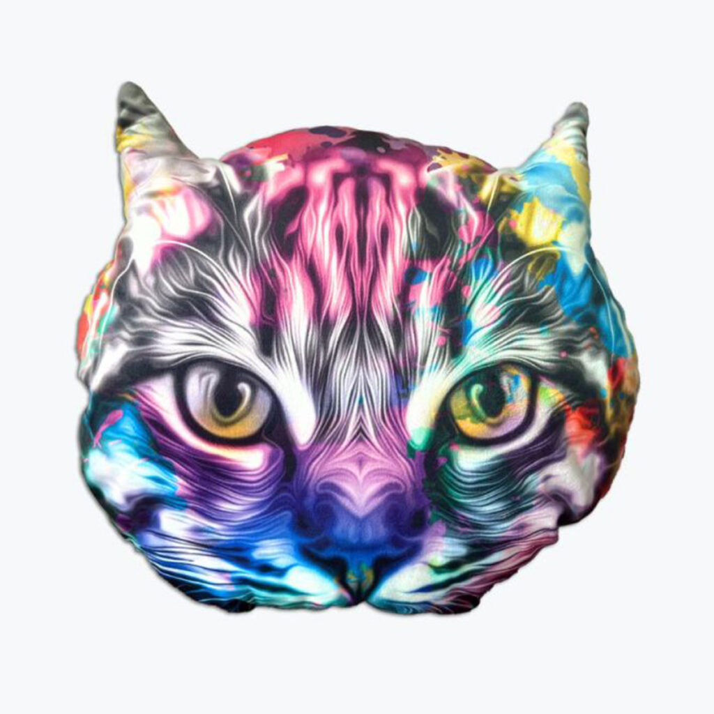 Cat-Shaped Cushion