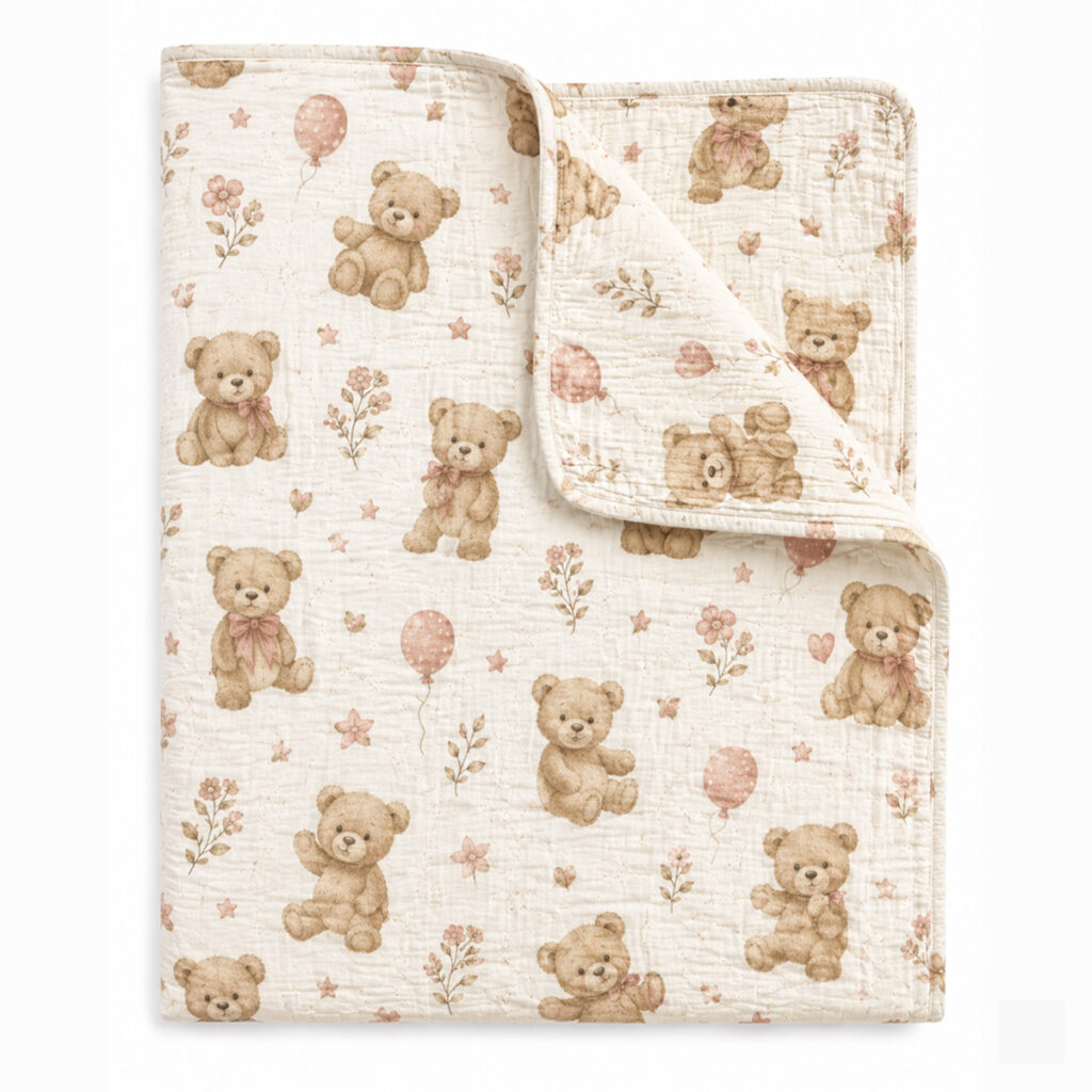 Double Sided Muslin Blanket