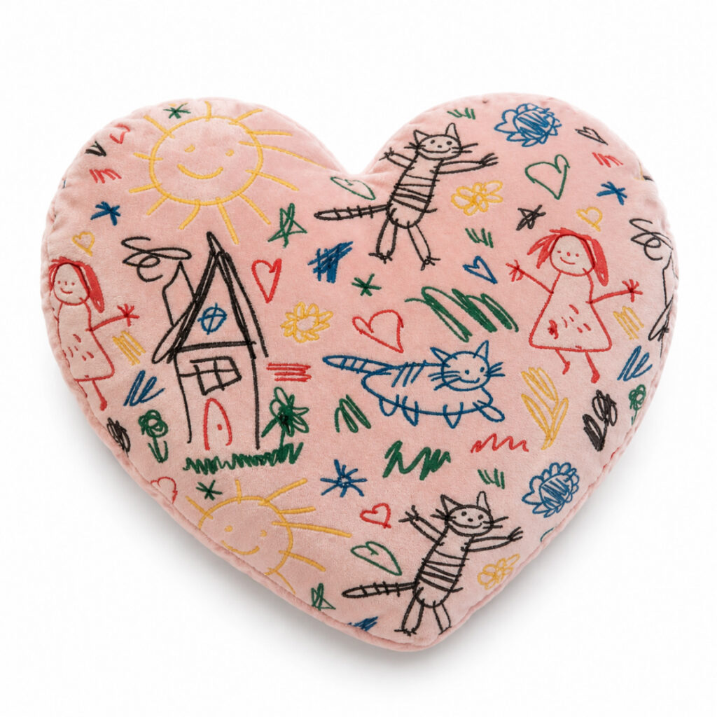 Heart-Shaped Cushion