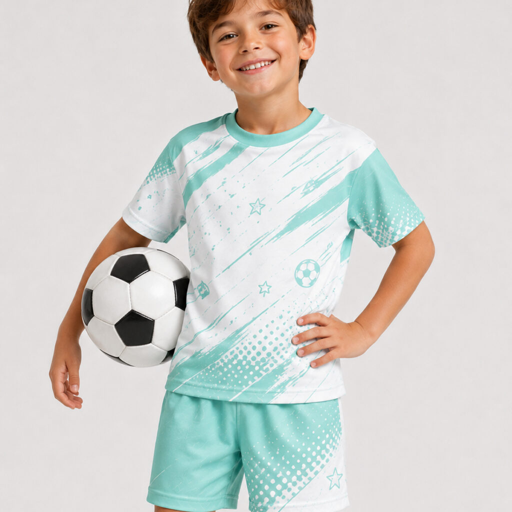 All-over Print Kids Sports Polyester Jersey